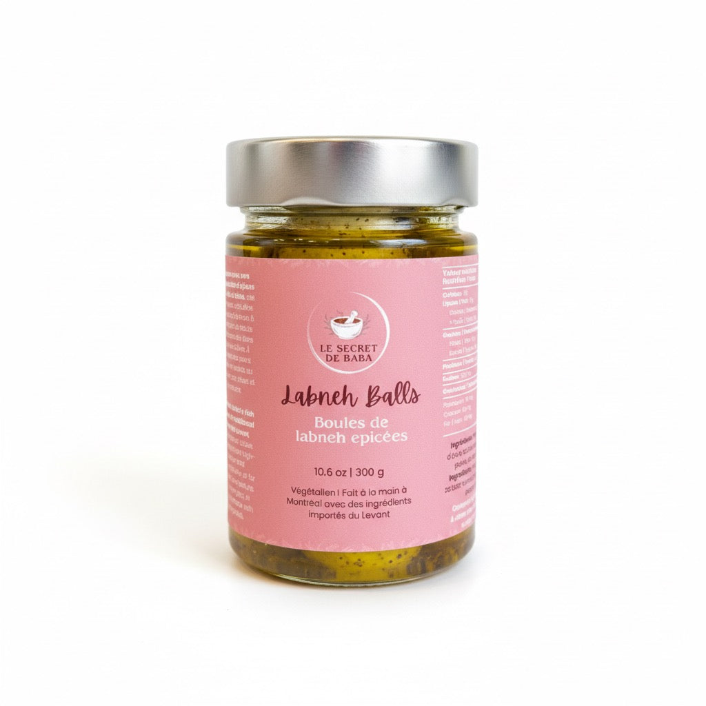 Boules de labneh épicées 